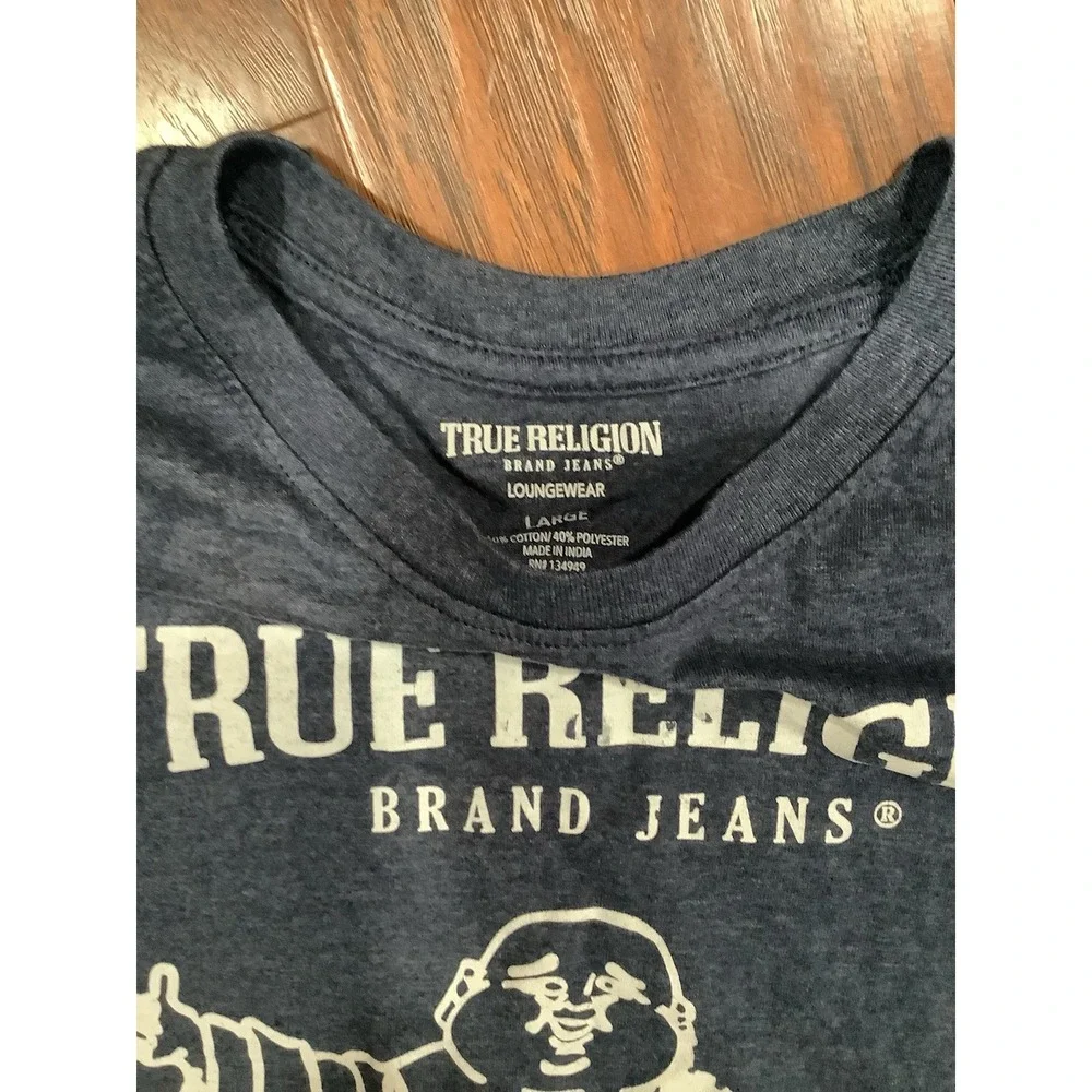 TrueReligion Logo Buddha T-Shirt Men's Size Large
